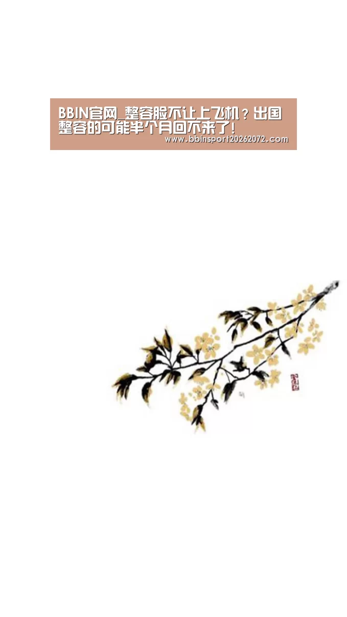 BBIN官网_整容脸不让上飞机?出国整容的可能半个月回不来了!(图3) BBIN官网